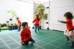 Toddlers Playing and Spinning at Kids at Work